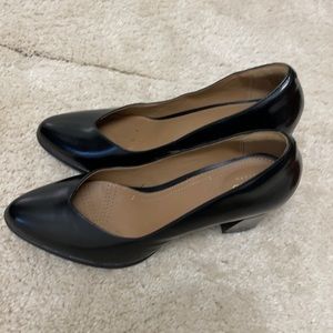 Classy chunky heel Clark’s heels